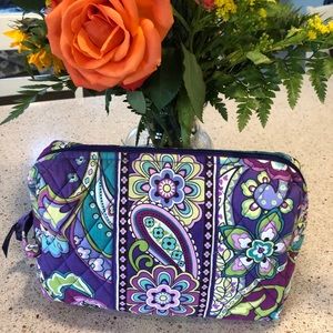 Vera Bradley Purple Makeup Bag
